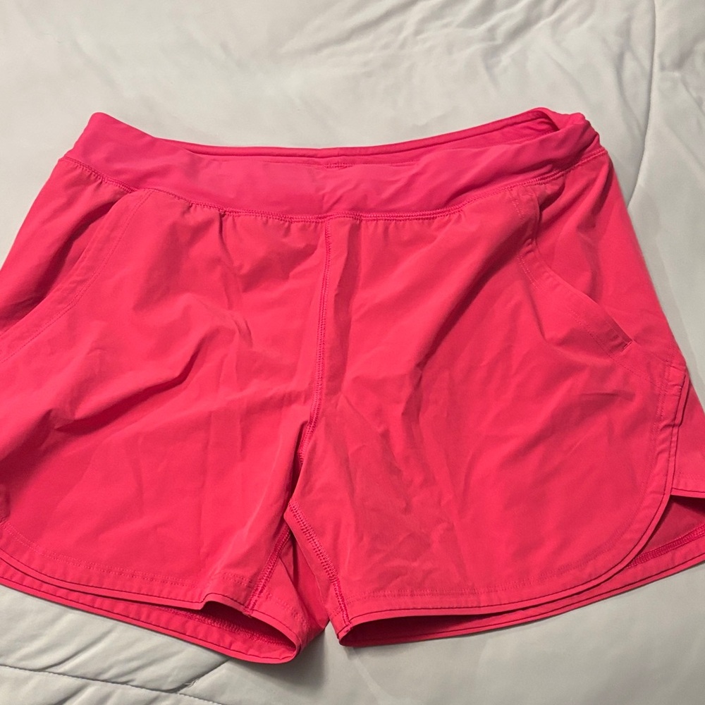 Lands' End Women's Vibrant Pink Athletic Shorts